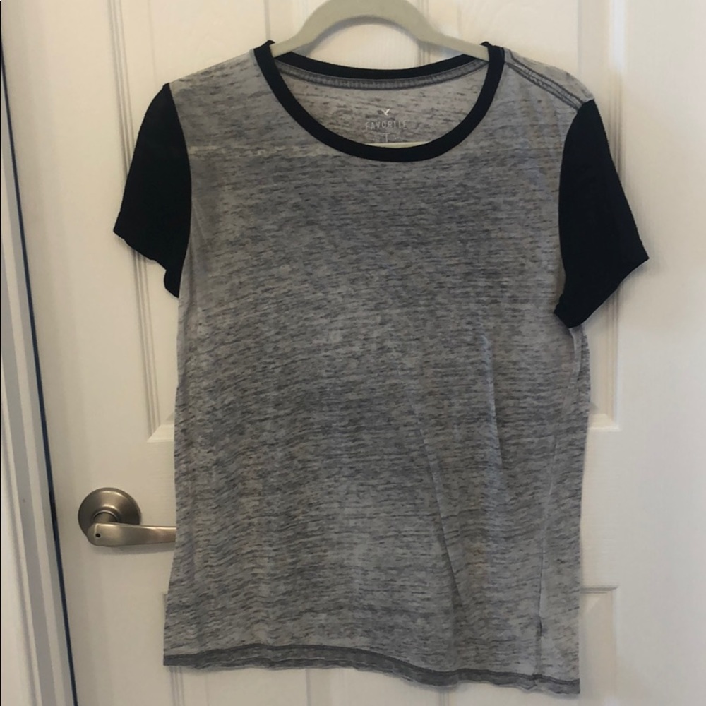 Sheer Black/Gray T-Shirt